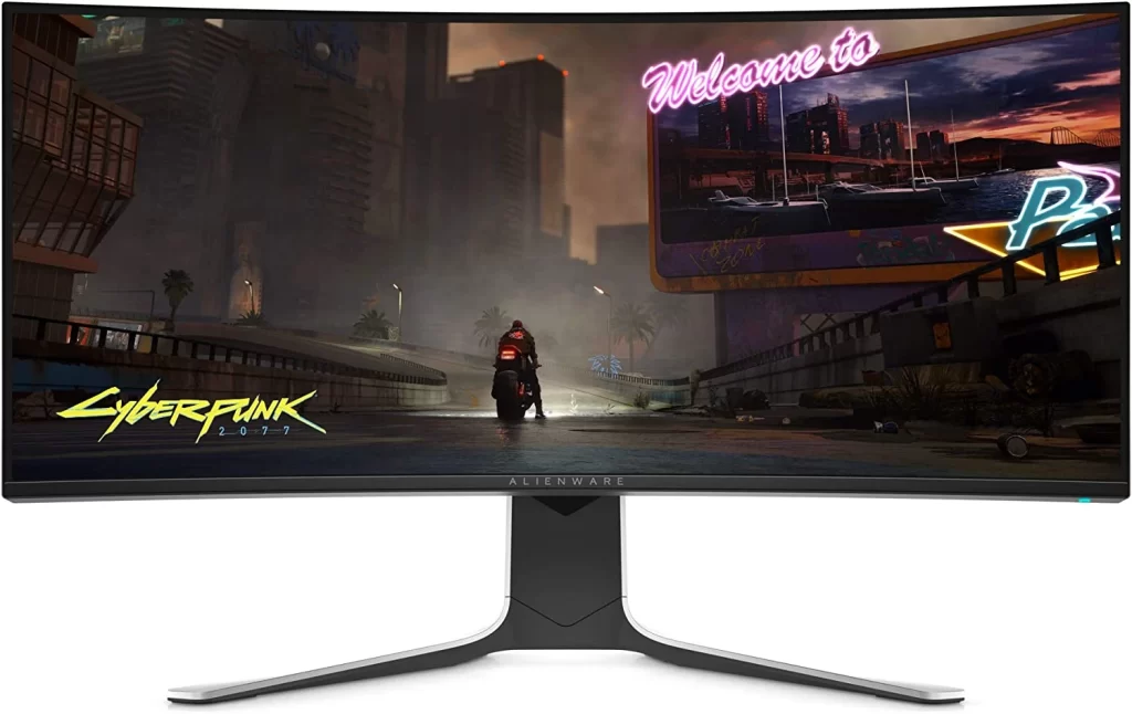 1. Alienware AW3420DW Curved Gaming Monitor