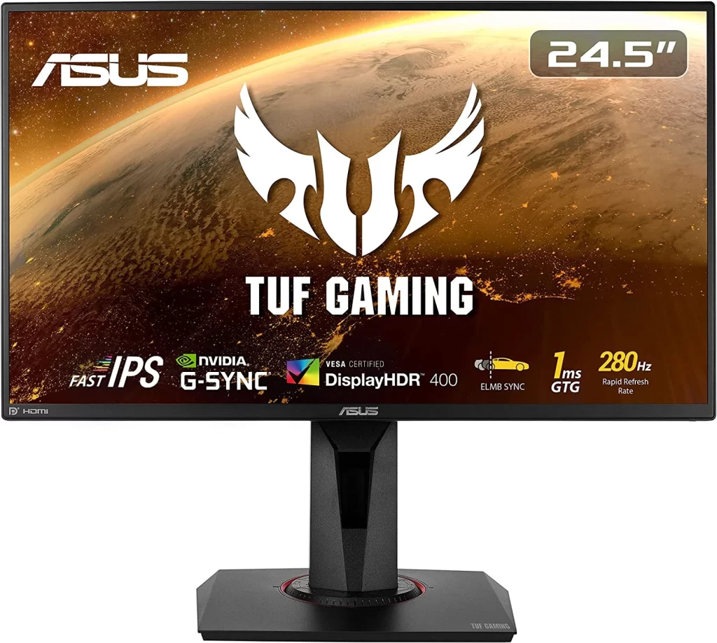 1. ASUS TUF Gaming VG259QM