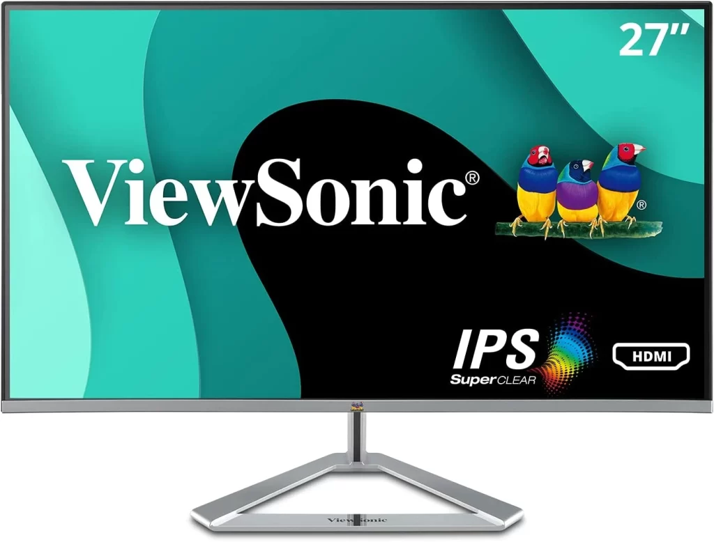 2. ViewSonic VX2776 - 27" IPS Monitor