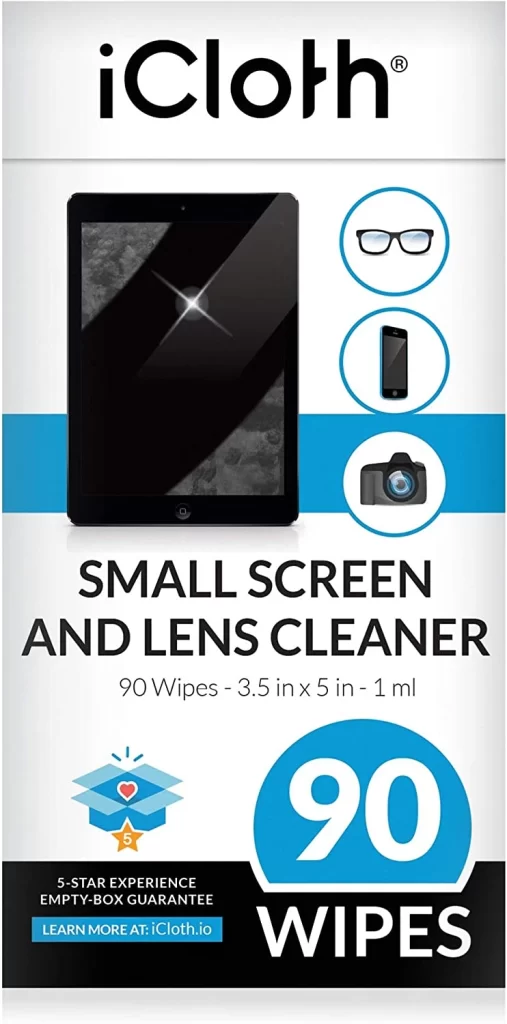 2. iCloth Lens and Screen Cleaner