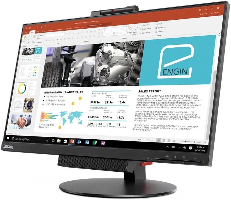 4. Lenovo ThinkCentre Tiny-In-One 24 Gen3 23.8-inch FHD Monitor
