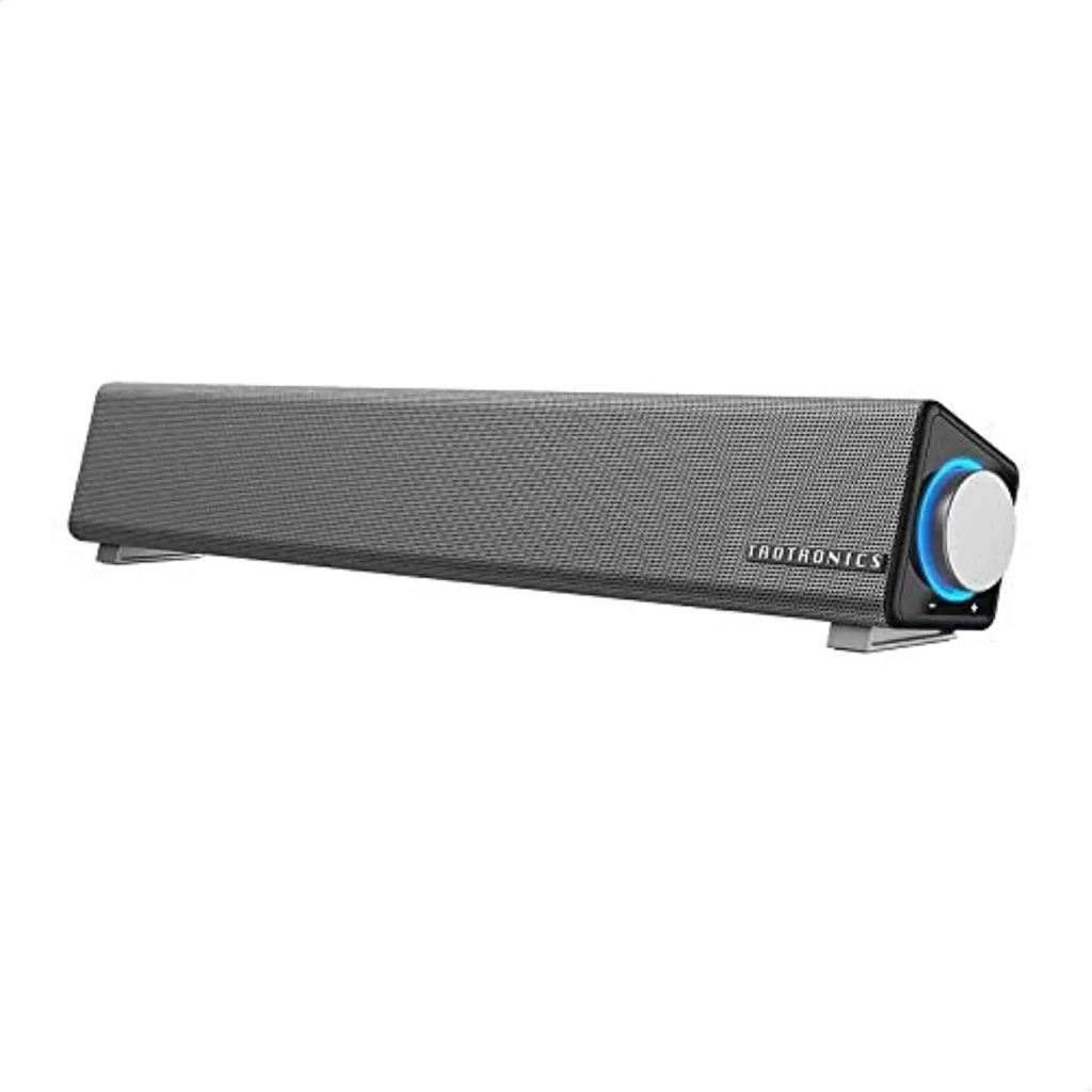 5. TaoTronics Computer Speakers, Wired Computer Sound Bar