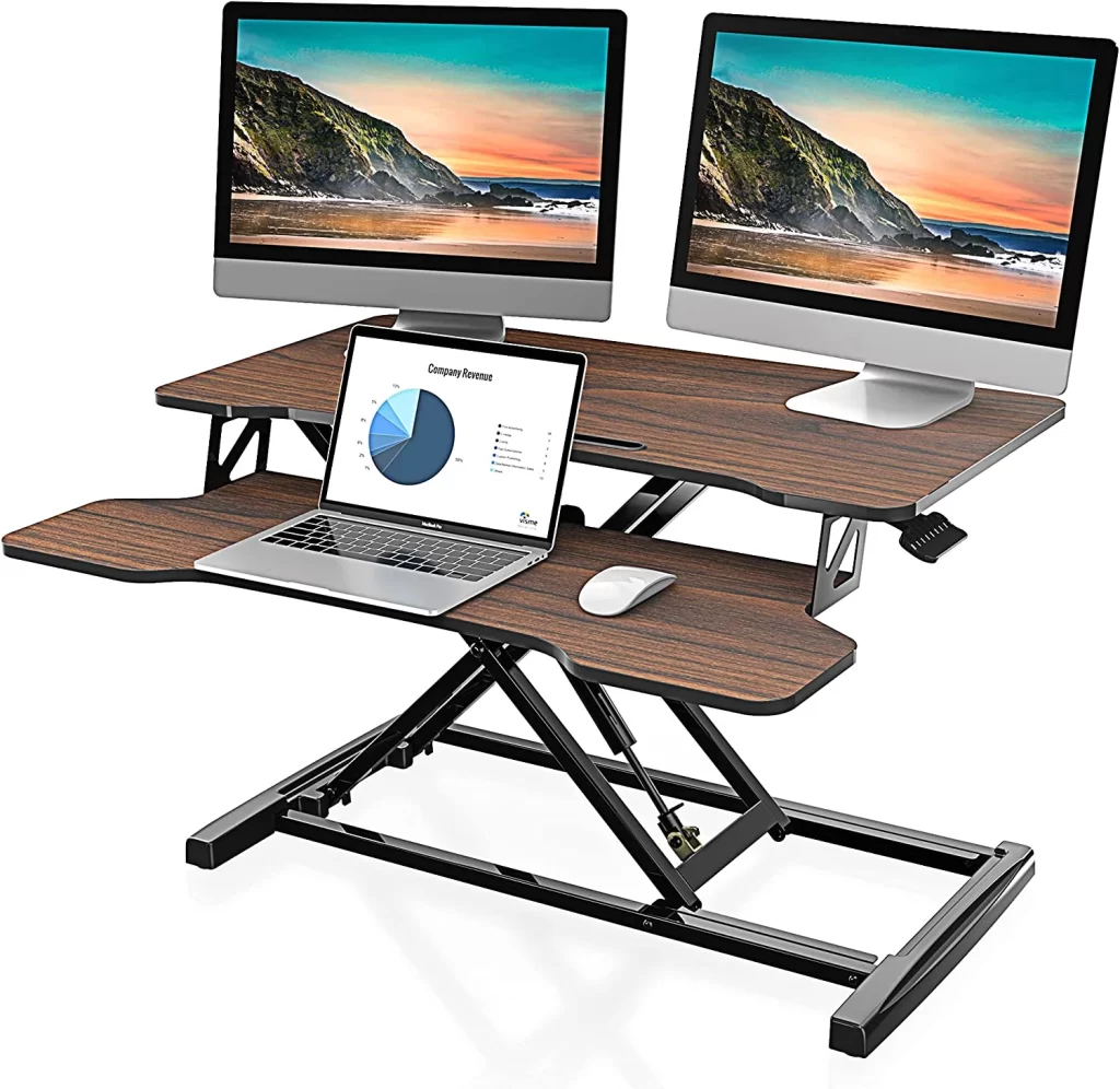 5. FITUEYES Height Adjustable Standing Desk Converter
