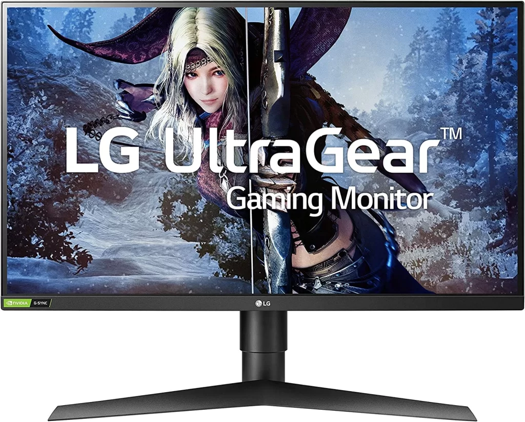 7. LG 27GL83A-B 27 Inch Ultragear QHD IPS 1ms NVIDIA G-SYNC Compatible Gaming Monitor