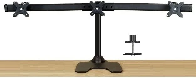 7. EZM Deluxe Triple Monitor Mount Stand