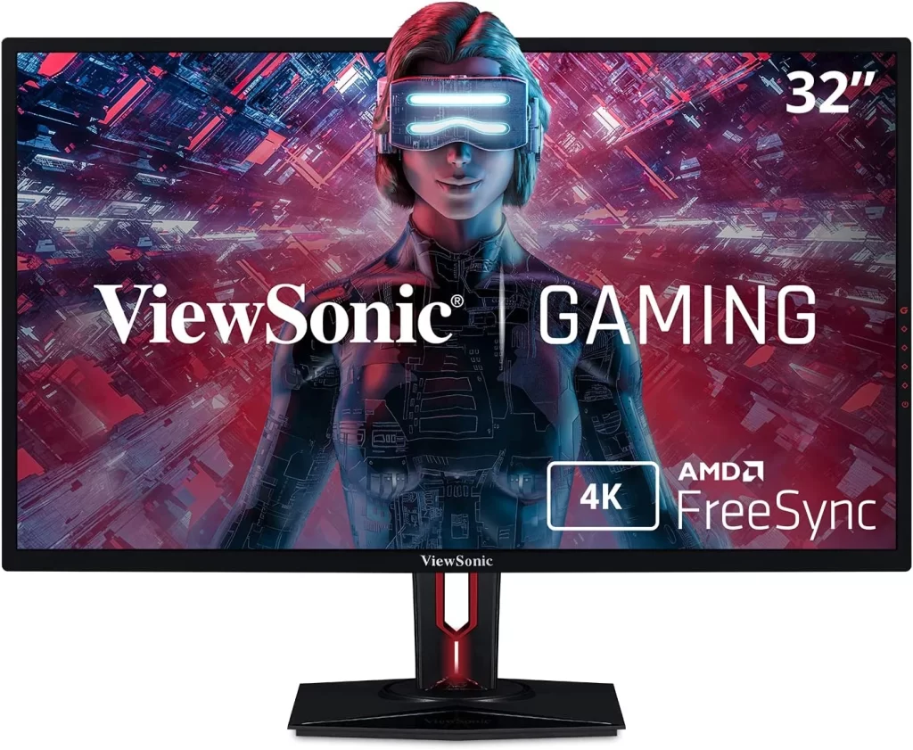 8. ViewSonic XG3220 32-Inch 4K Gaming Monitor