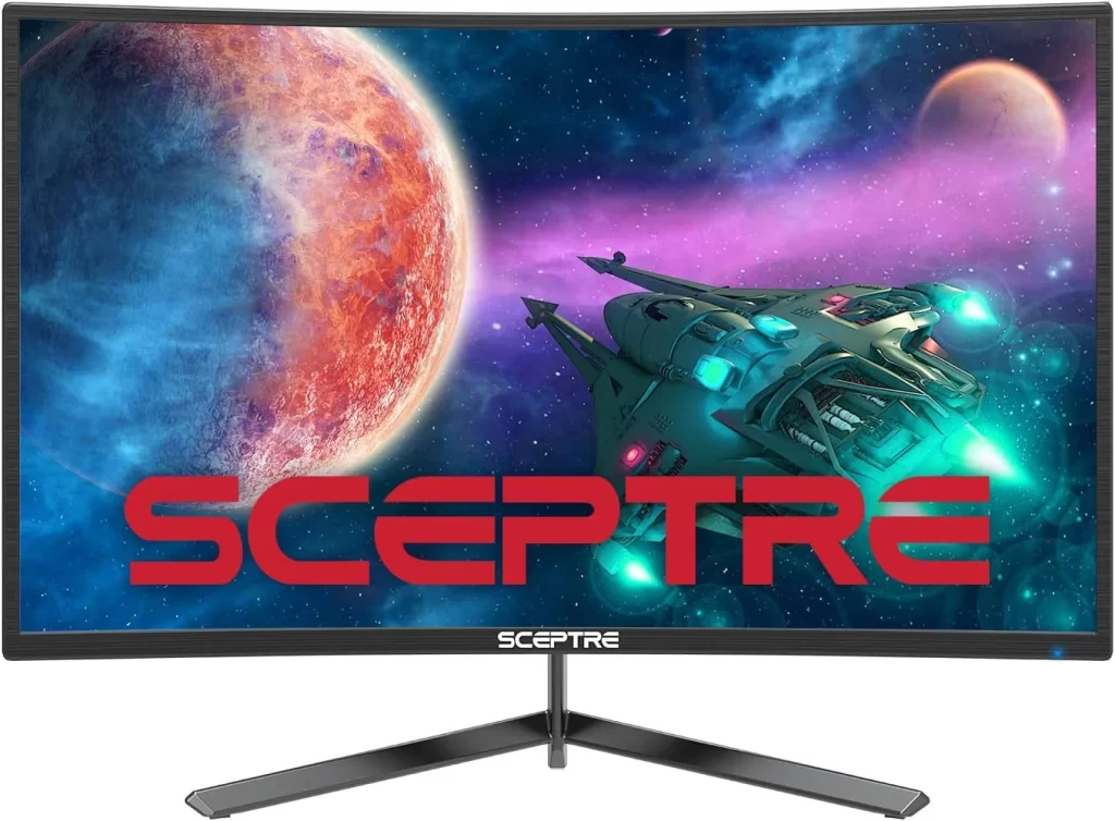8. Sceptre 24-Inch Curved 144Hz Gaming LED Monitor