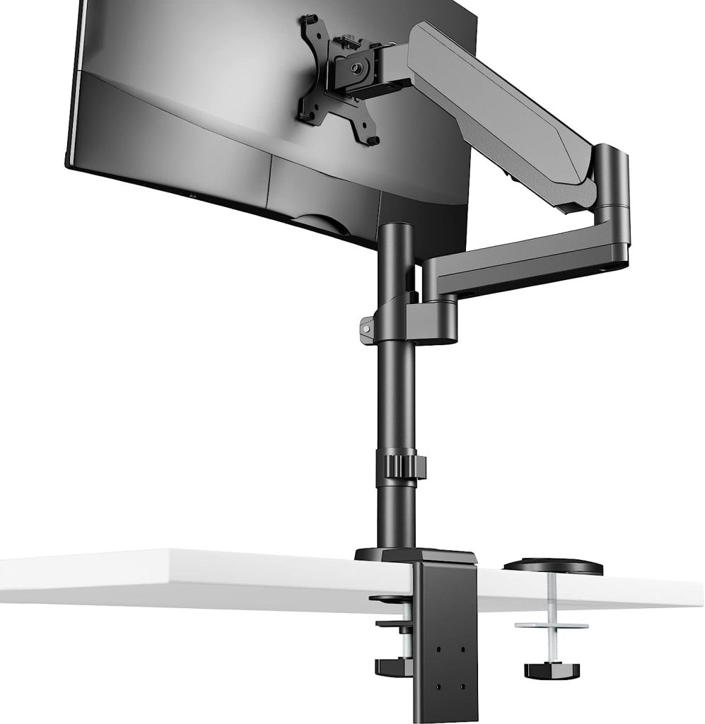 6. WALI Premium Single LCD Monitor Desk Mount Stand